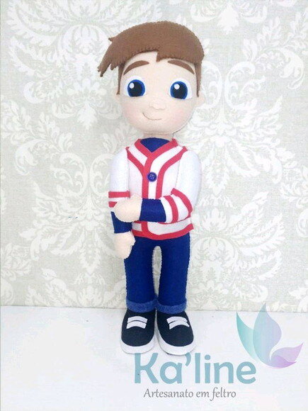 Kit O Poderoso Chefinho - Bonecos em Feltro