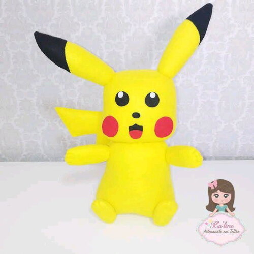 Kit Pokémon - Bonecos em feltro