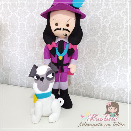 Kit Pocahontas - Bonecos em Feltro