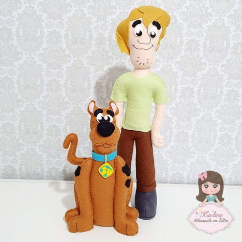 Kit Scooby-Doo - Bonecos em Feltro