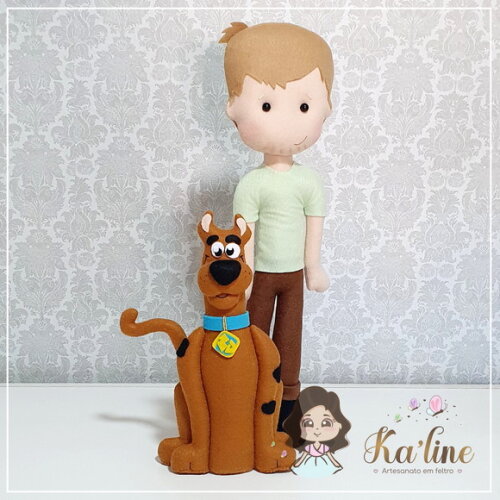 Kit Scooby-Doo - Bonecos em Feltro