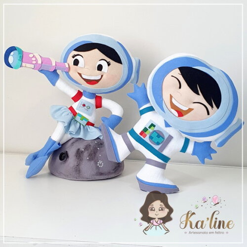 Kit Show da Luna - Bonecos em Feltro