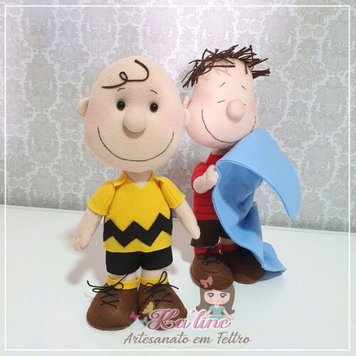Kit Snoopy - Bonecos em Feltro