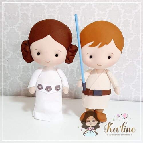 Kit Star Wars Baby - Bonecos em feltro