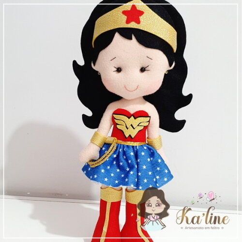 Kit Super Heróis - Bonecos em Feltro