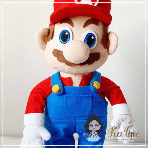 Kit Super Mário Bross 3d - Bonecos em Feltro