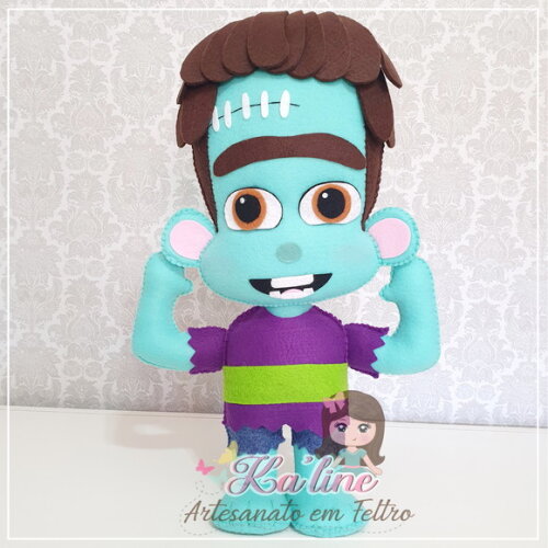 Kit Super Monstros - Bonecos em Feltro