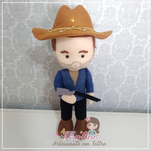 Kit The Walking Dead - Bonecos em Feltro