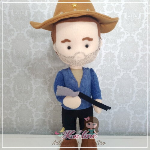Kit The Walking Dead - Bonecos em Feltro
