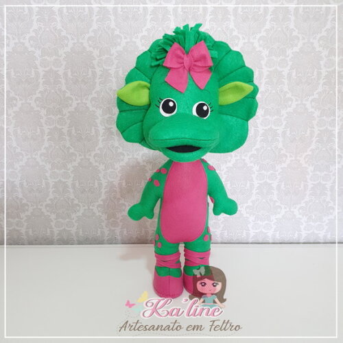 Kit Turma do Barney - Bonecos em Feltro