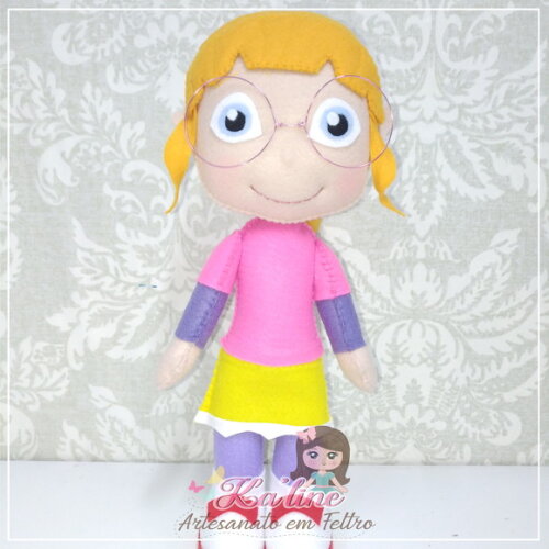Kit Vampirina - Bonecos em Feltro