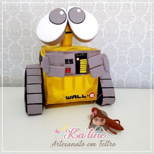 Kit Wall-e - Bonecos em Feltro