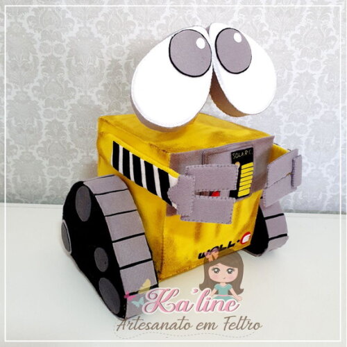 Kit Wall-e - Bonecos em Feltro