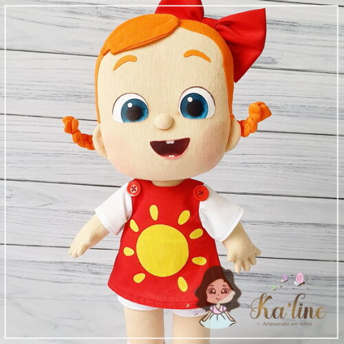 Lia Chacha - Boneca em Tecido