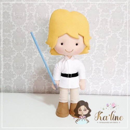 Luke Skywalker - Star Wars - Bonecos em Feltro