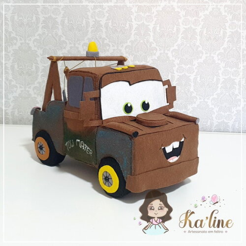Mate - Carros Disney - Bonecos em Feltro