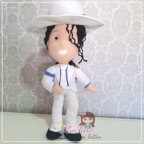 Michael Jackson - Bonecos em Feltro
