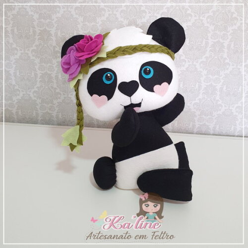 Pandinha - Bonecos em Feltro