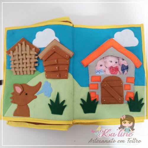 Quiet Book - Livro Sensorial