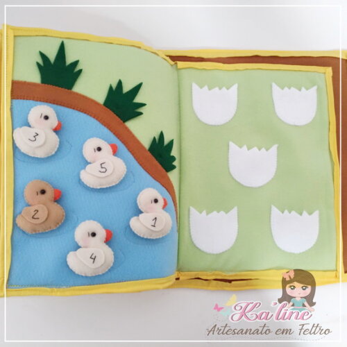 Quiet Book - Livro Sensorial