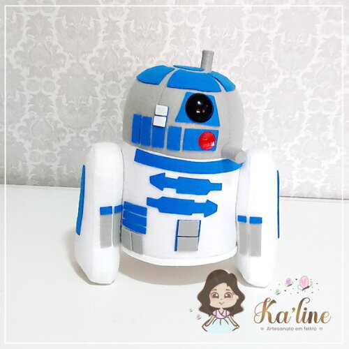 R2-d2 - Star Wars - Bonecos em Feltro