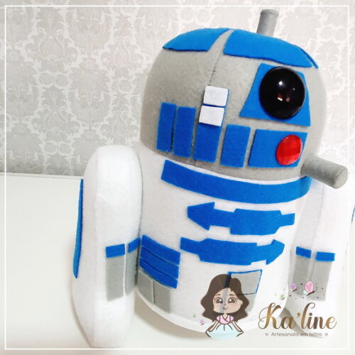 R2-d2 - Star Wars - Bonecos em Feltro