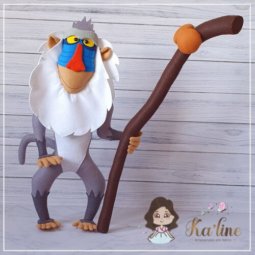 Rafiki - Bonecos em Feltro