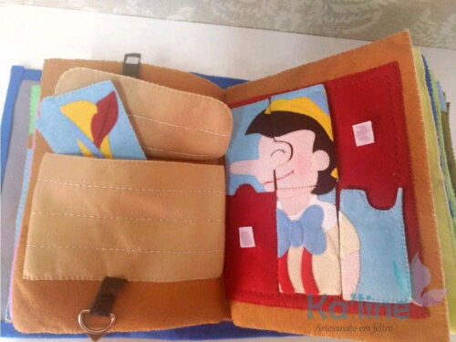 Quiet Book - Livro Sensorial
