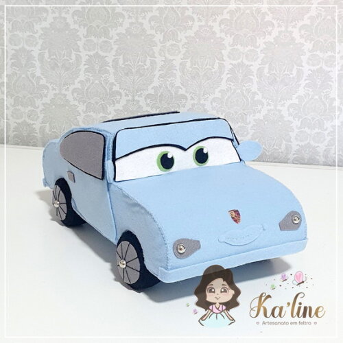 Sally - Carros Disney - Bonecos em Feltro