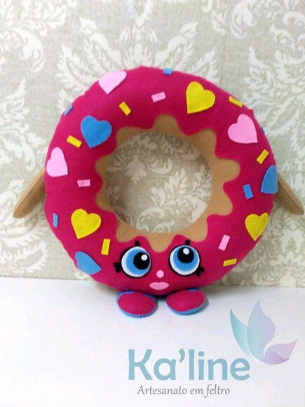 Shopkins - Bonecos em feltro - 1ª PEÇA