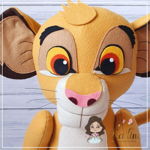 Simba - Bonecos em Feltro