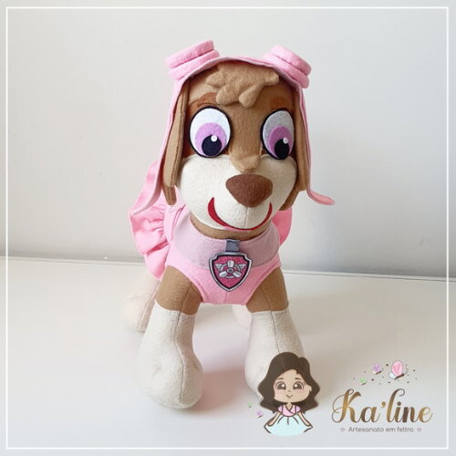 Skye - Patrulha Canina - Bonecos em Feltro
