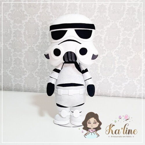 Stormtrooper- Star Wars - Bonecos em Feltro - 1ª Peça
