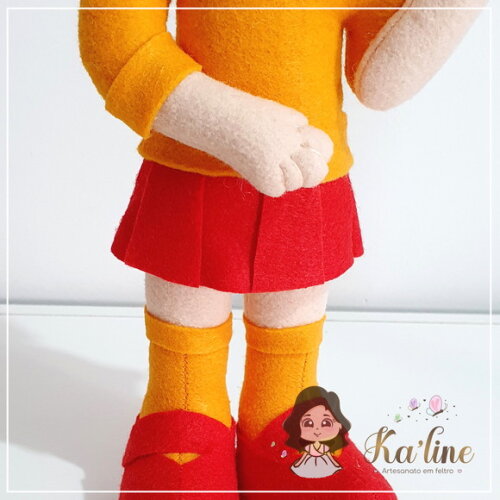 Velma - Scooby-doo - Bonecos em Feltro