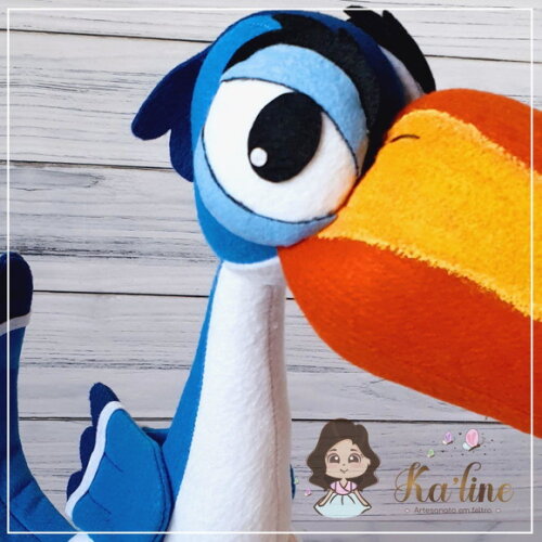 Zazu - Bonecos em Feltro
