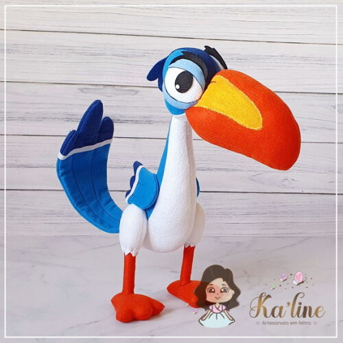 Zazu - Bonecos em Feltro