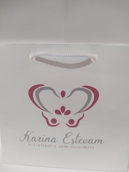 Sacola de Cartolina 10 X10 Personalizada sem Adesivo