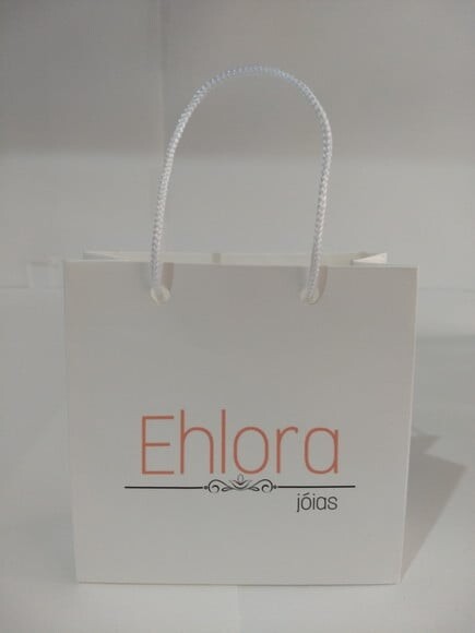 Sacola de Cartolina 10 X10 Personalizada sem Adesivo
