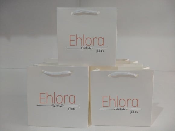 Sacola de Cartolina 10 X10 Personalizada sem Adesivo