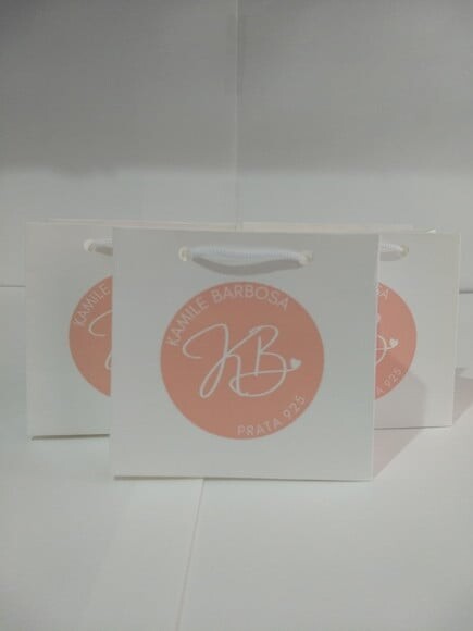 Sacola de Cartolina 10 X10 Personalizada sem Adesivo