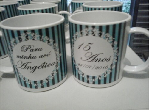 CANECA PERSONALIZADA 15 ANOS
