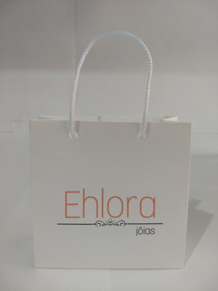 Sacola de Cartolina 10 X10 Personalizada sem Adesivo