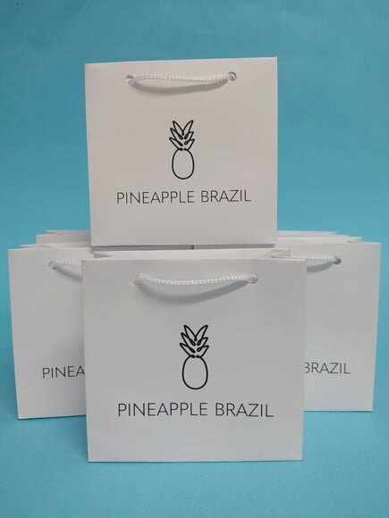 Sacola de Cartolina 10x10 Personalizada sem Adesivo