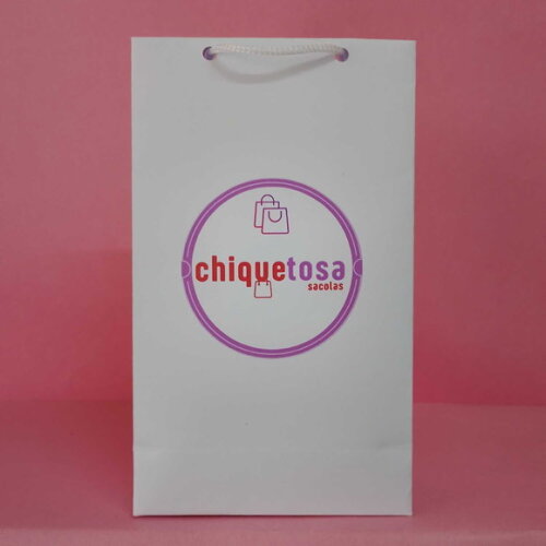 Sacola Personalizada sem Adesivo 15,5x9x4
