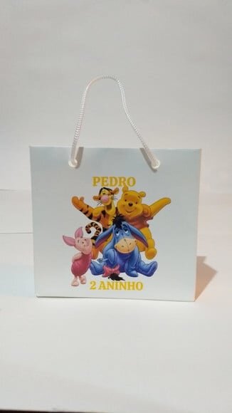 SACOLA DE CARTOLINA 10 X 10 PERSONALIZADA