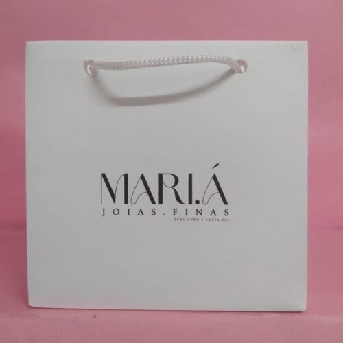 Sacola de Cartolina 10 x 10 Personalizada sem Adesivo