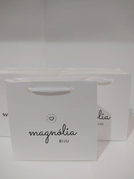Sacola de Cartolina 10 X10 Personalizada sem Adesivo