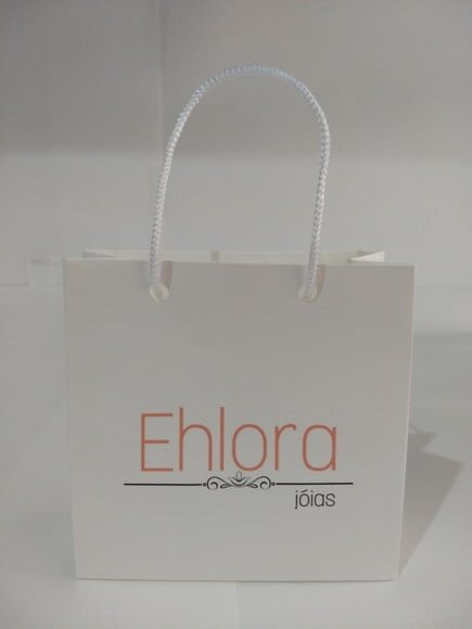 Sacola de Cartolina 10 X10 Personalizada sem Adesivo