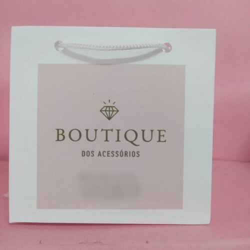 Sacola de Cartolina 10 X10 Personalizada sem Adesivo
