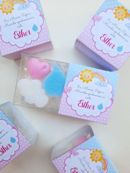 Lembrancinha de Maternidade Sabonete Chuva de Amor